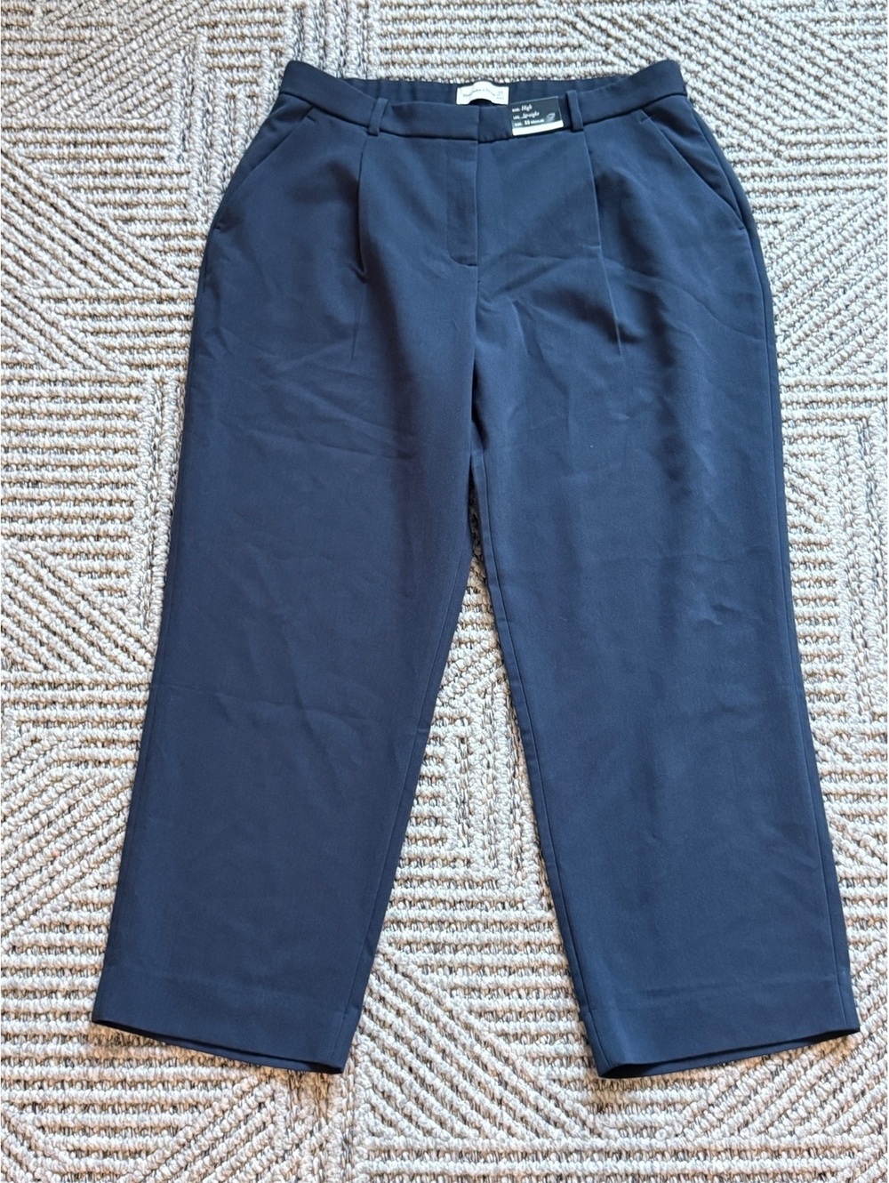 Abercrombie & Fitch Women's High Rise Straight Leg Dress Pants Size 33 Regular